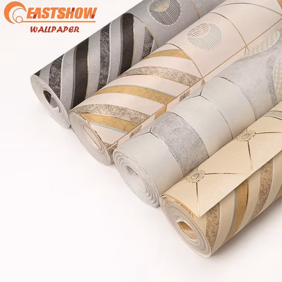Nuevo Papel pintado no tejido con sello dorado, gran oferta, papel de pared decorativo al por mayor para el hogar