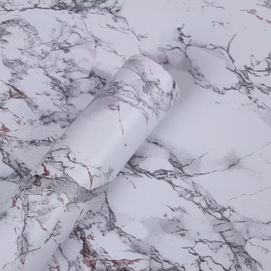 Papel de pared autoadhesivo de mármol, papel tapiz impermeable de PVC, decoración del hogar