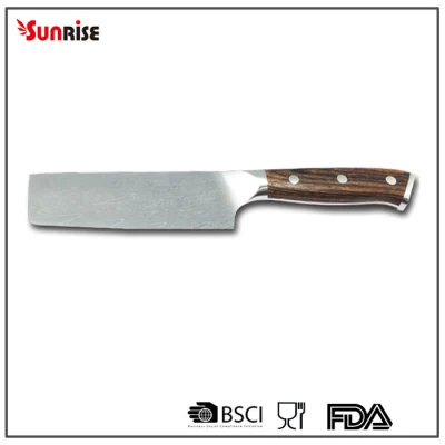 Cuchillo de cocina profesional Cuchillo para picar de acero damasco de 7